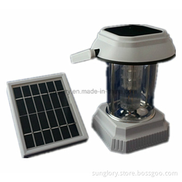 Portable Rechargeable Solar Camping Light with Mobile Phone Charger